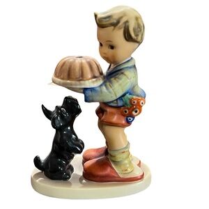 Vintage MI Hummel Boy and Dog Figurine